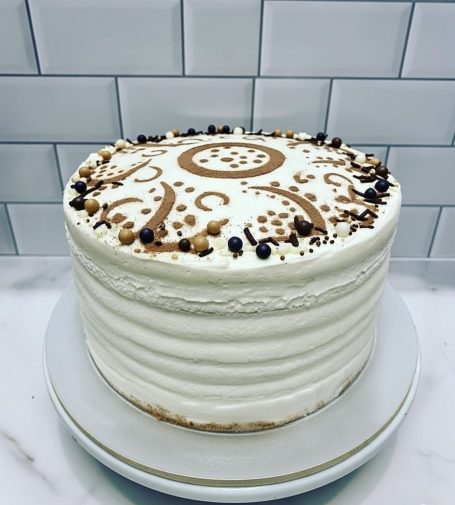 Elegant Tirimisu Inspired Cake