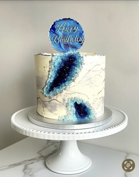 Shimmering Geode Cake