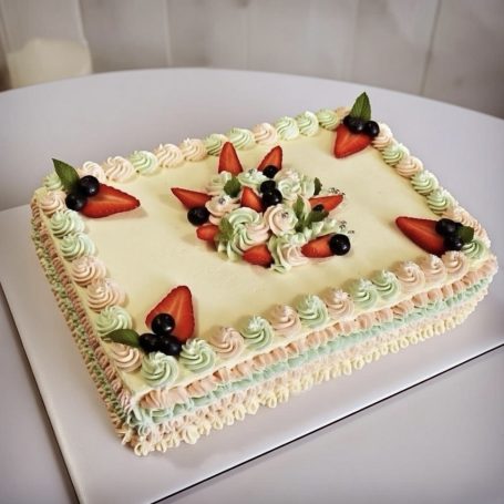 Elegant Pastel Celebration Cake